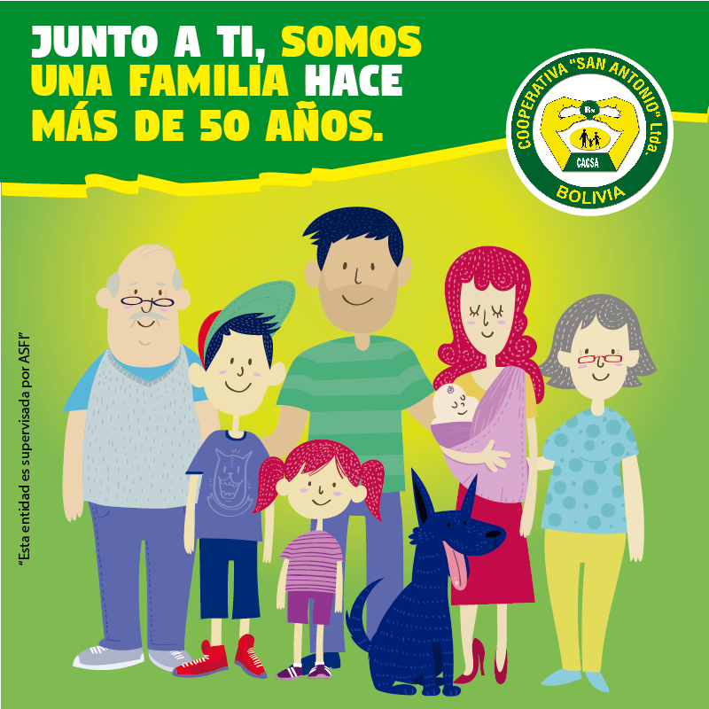 Cada decisión en CACSA Ltda. es para tu bienestar. Por ello, la confianza mutua nos impulsa a crecer como la mejor y más grande Cooperativa de Ahorro y Crédito de Cochabamba, hoy, mañana y siempre.