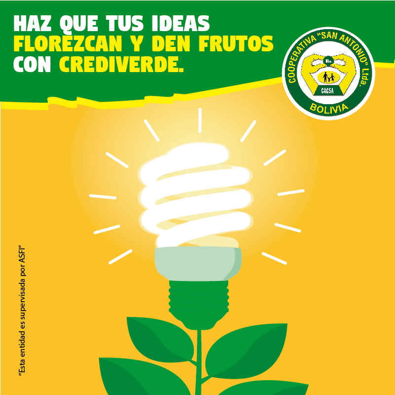 Las ideas son buenas cuando te ayudan a ganar, y mucho mejor, si cuidan el medio ambiente. ¿Tienes un proyecto de negocio amigable con la naturaleza? Entonces #Crediverde puede ayudarte. Más información en cualquiera de nuestras agencias >>> https://bit.ly/2prf7Ys