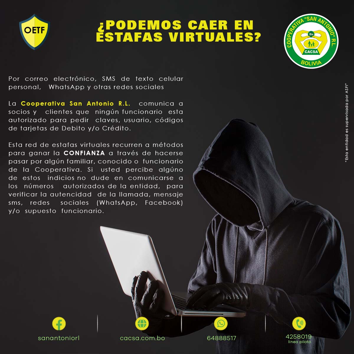 Estafas virtuales