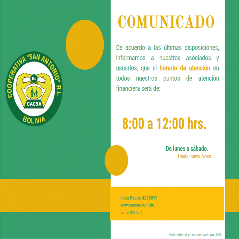 COMUNICADO