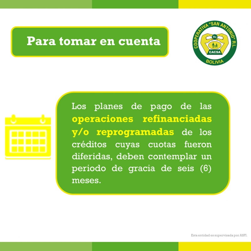 Para tomar en cuenta 