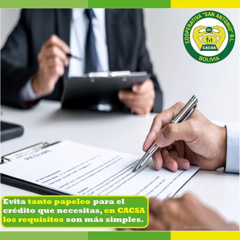 Requisitos para créditos 